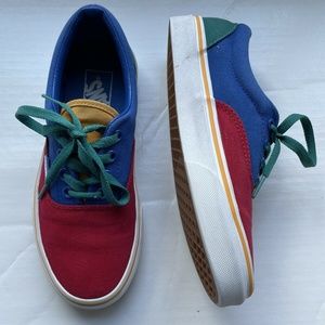 Vans Yacht Club Old Skool Sneakers Blue Green Yellow Red Men 5.5 Women 7 Unisex